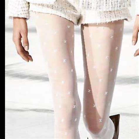 chanel collant|Chanel tights for sale.